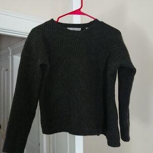 VINCE Dark Green crew neck sweater size M